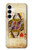 S2833 Poker Carte Coeurs Reine Etui Coque Housse pour Samsung Galaxy A35 5G
