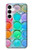 S3235 Mélange aquarelle Etui Coque Housse pour Samsung Galaxy A35 5G