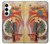 S3337 Wassily Kandinsky Hommage a Grohmann Etui Coque Housse pour Samsung Galaxy A35 5G