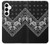 S3363 Motif Bandana Noir Etui Coque Housse pour Samsung Galaxy A35 5G