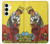 S3458 Force de carte de tarot Etui Coque Housse pour Samsung Galaxy A35 5G