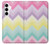 S3514 Arc en ciel Zigzag Etui Coque Housse pour Samsung Galaxy A35 5G