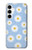 S3681 Motif de fleurs de marguerite Etui Coque Housse pour Samsung Galaxy A35 5G
