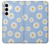 S3681 Motif de fleurs de marguerite Etui Coque Housse pour Samsung Galaxy A35 5G