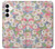 S3688 Motif d'art floral floral Etui Coque Housse pour Samsung Galaxy A35 5G