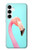 S3708 Flamant rose Etui Coque Housse pour Samsung Galaxy A35 5G