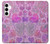 S3710 Coeur d'amour rose Etui Coque Housse pour Samsung Galaxy A35 5G