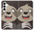 S3855 Dessin animé visage paresseux Etui Coque Housse pour Samsung Galaxy A35 5G