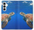 S3898 Tortue de mer Etui Coque Housse pour Samsung Galaxy A35 5G