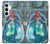S3911 Jolie petite sirène Aqua Spa Etui Coque Housse pour Samsung Galaxy A35 5G