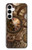 S3927 Boussole Horloge Gage Steampunk Etui Coque Housse pour Samsung Galaxy A35 5G