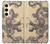 S0318 antique dragon Etui Coque Housse pour Samsung Galaxy S24