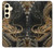 S0426 Dragon d'or Etui Coque Housse pour Samsung Galaxy S24
