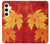 S0479 feuille d'érable Etui Coque Housse pour Samsung Galaxy S24