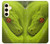 S0785 Serpent vert Etui Coque Housse pour Samsung Galaxy S24