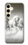 S0933 Cheval Blanc Etui Coque Housse pour Samsung Galaxy S24