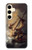 S1091 Rembrandt Christ dans la tempête Etui Coque Housse pour Samsung Galaxy S24