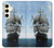 S1096 Bateau à voile dans un océan Etui Coque Housse pour Samsung Galaxy S24