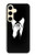 S1591 Anonymous Homme en Costume Noir Etui Coque Housse pour Samsung Galaxy S24