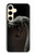 S1597 Noir Mamba Serpent Etui Coque Housse pour Samsung Galaxy S24
