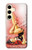 S1669 Afficher Fille Millésime Etui Coque Housse pour Samsung Galaxy S24
