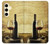 S2042 Raisin Vignoble Raisins Bouteille Rouge Vin Etui Coque Housse pour Samsung Galaxy S24