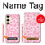 S2213 Motif rose Léopard Etui Coque Housse pour Samsung Galaxy S24
