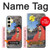 S2234 Maître Zen Bodhidharma Yoshitoshi Etui Coque Housse pour Samsung Galaxy S24