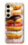 S2431 Fantaisie douce Donuts Etui Coque Housse pour Samsung Galaxy S24