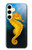 S2444 Hippocampe Monde sous-marin Etui Coque Housse pour Samsung Galaxy S24