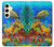 S2568 Mer Poissons marins Coraux Sous-marine Océan Etui Coque Housse pour Samsung Galaxy S24
