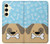 S2669 Mignon os chien pattes Dessin animé Etui Coque Housse pour Samsung Galaxy S24