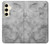 S2845 Texture en marbre gris Etui Coque Housse pour Samsung Galaxy S24