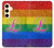 S2900 Arc en ciel LGBT Fierté lesbienne Drapeau Etui Coque Housse pour Samsung Galaxy S24