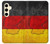 S2935 Allemagne Drapeau Carte Etui Coque Housse pour Samsung Galaxy S24