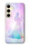 S2992 Princesse Pastel Silhouette Etui Coque Housse pour Samsung Galaxy S24