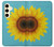 S3039 Tournesol Bleu millésimé Etui Coque Housse pour Samsung Galaxy S24