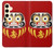 S3045 Japon Bonne chance Daruma Poupée Etui Coque Housse pour Samsung Galaxy S24