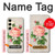 S3079 Rose Rose millésimé Etui Coque Housse pour Samsung Galaxy S24