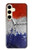 S3304 France Drapeau graphique Football Millésime Etui Coque Housse pour Samsung Galaxy S24
