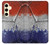 S3304 France Drapeau graphique Football Millésime Etui Coque Housse pour Samsung Galaxy S24