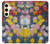S3342 Claude Monet Chrysanthèmes Etui Coque Housse pour Samsung Galaxy S24
