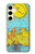 S3435 Carte de tarot Lune Etui Coque Housse pour Samsung Galaxy S24