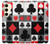 S3463 Costume Poker Carte Etui Coque Housse pour Samsung Galaxy S24