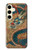 S3541 Peinture Dragon Nuage Etui Coque Housse pour Samsung Galaxy S24