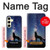S3555 Loup Hurlant Million étoiles Etui Coque Housse pour Samsung Galaxy S24