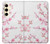 S3707 Fleur de cerisier rose fleur de printemps Etui Coque Housse pour Samsung Galaxy S24