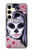 S3821 Sugar Skull Steampunk Fille Gothique Etui Coque Housse pour Samsung Galaxy S24