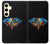 S3842 Diamant coloré abstrait Etui Coque Housse pour Samsung Galaxy S24