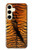 S3951 Marques de larme d'oeil de tigre Etui Coque Housse pour Samsung Galaxy S24